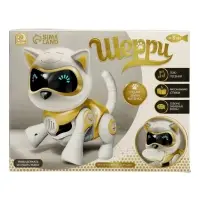 Робот кот &laquo;Шерри&raquo; IQ BOT, интерактивный: сенсорный, свет, звук, музыкальный, танцующий, на аккумуляторе, на русском языке, золотой
