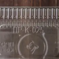Контейнер одноразовый с неразъёмной крышкой ПР-К-025 «А», 400 мл, пластик, 21.7×11.5×8.3 см, внутр. 19.3×8.7×7.9 см, прозрачный