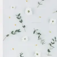 Бумага упаковочная крафт &laquo;Цветы&raquo;, 70&times;100 см