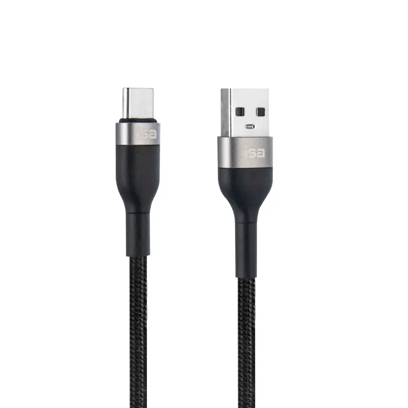 Кабель USB на Type-C 1m 2A BX-5 ISA черно-серый