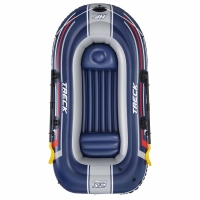 Лодка Treck X2, 2-местная, 255 х 127 х 36 см, вёсла 124 см, насос, до 225 кг, 61068 Bestway