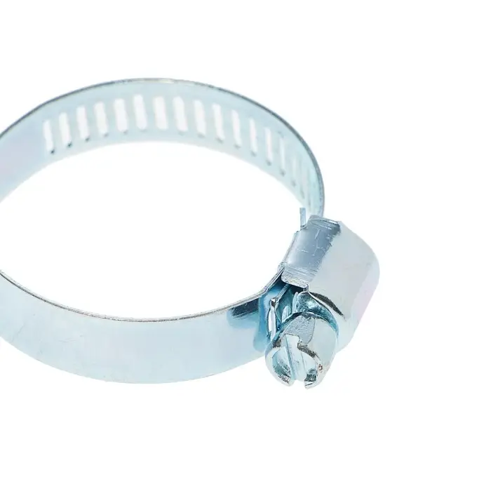 Хомут червячный ZEIN engr, сквозная просечка, диаметр 18-32 мм, ширина 8 мм, оцинкованный