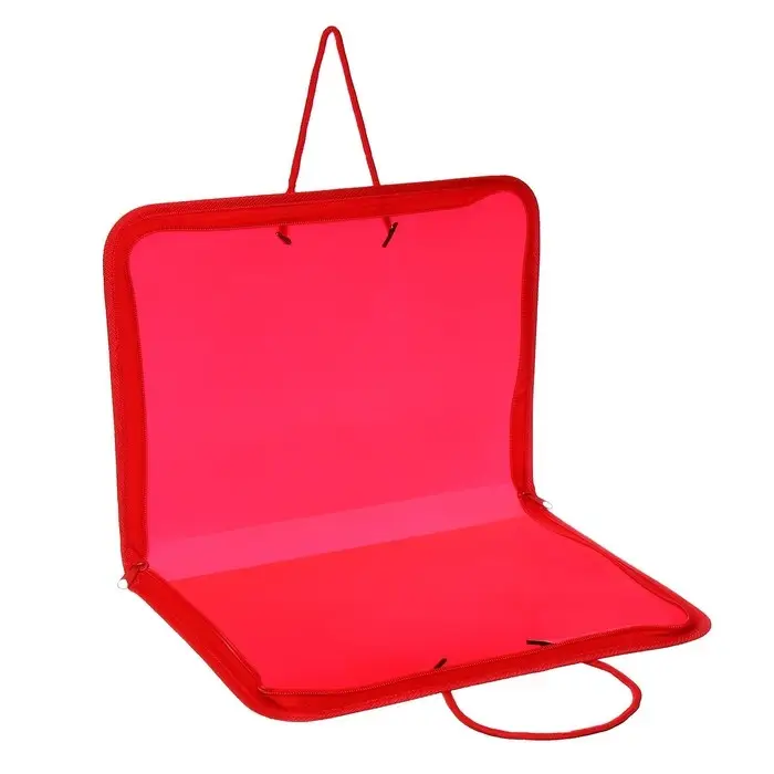 Папка с ручками А4, 325 х 240 х 25 мм, молния вокруг, пластиковая, Папка с ручками А4, 325 х 240 х 25 мм, молния вокруг, пластиковая, "Офис"