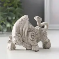 Фигура «Золотой телец», 10×5×6,,5 см, серая