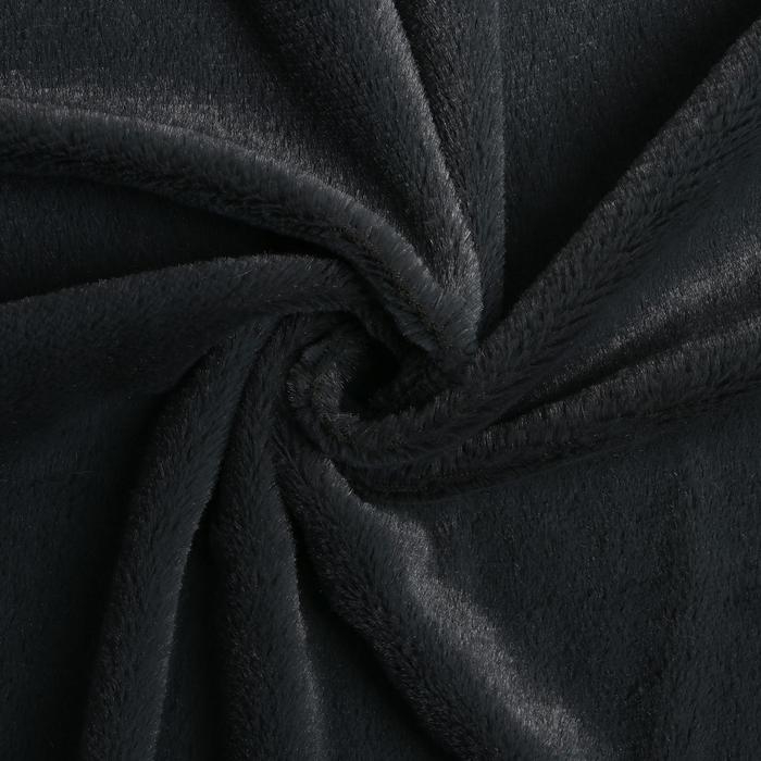 Лоскут для рукоделия, 50 × 50 cм, мех, цвет тёмно-серый Лоскут для рукоделия, 50 × 50 cм, мех, цвет тёмно-серый