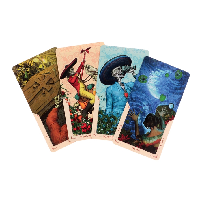 Карты Таро Карты Таро "Святой смерти", 78 л, карта 6 х 11.3 см