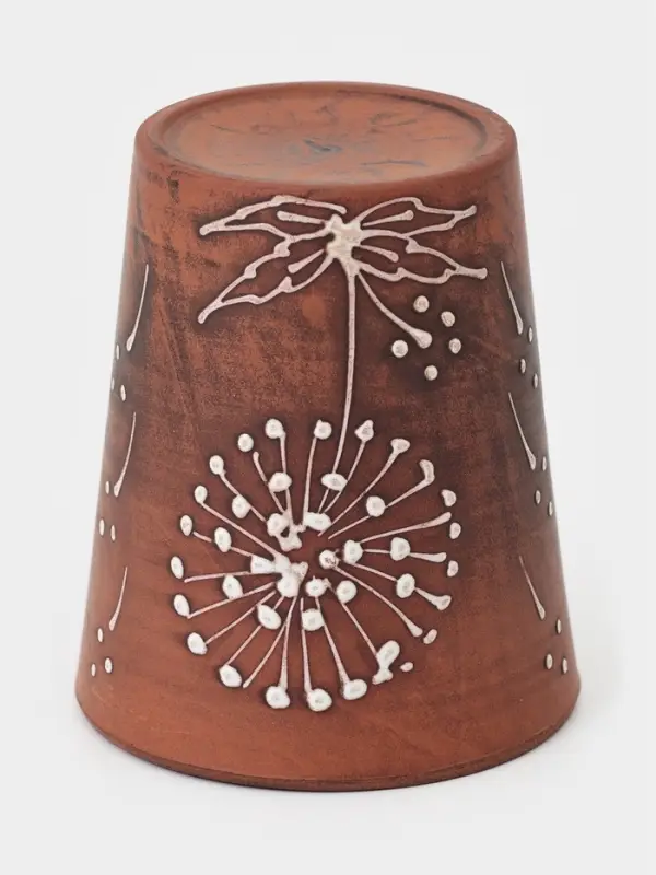 Стакан &laquo;Одуванчик&raquo;, 400 мл, красная глина