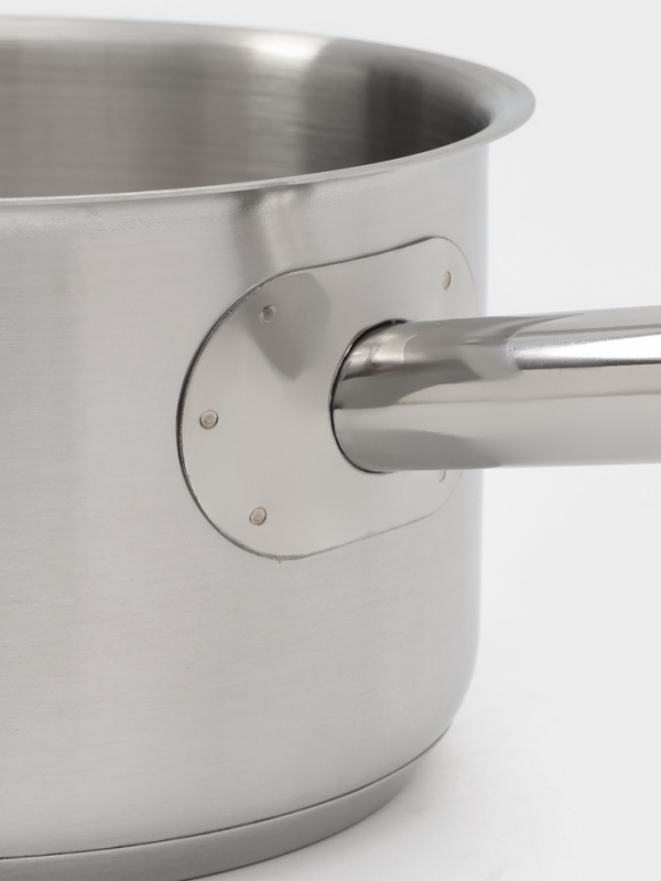 Ковш 2 л, d=16, h=10 см, с крышкой, толщина стенки 0,8 мм, индукция Ковш 2 л, d=16, h=10 см, с крышкой, толщина стенки 0,8 мм, индукция