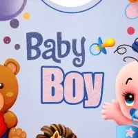 Украшение на гендер пати &laquo;Подвеска Baby Boy&raquo;, 28.5&times;24.5 см, голубое