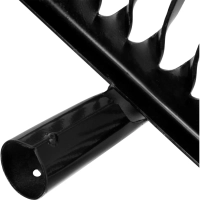 Грабли стальные, 14 витых зубьев, без черенка