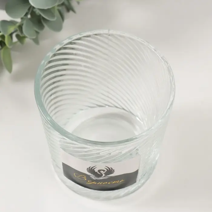 Стакан для свечей стеклянный &laquo;Верность&raquo; 350 мл 8.5&times;8.5&times;10 см