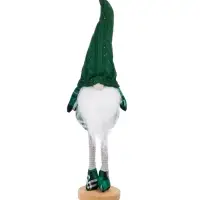 Фигура текстиль «Гном в зелёном» 54 см, 1 LED, от батареек AG13×3, свечение тёплое белое