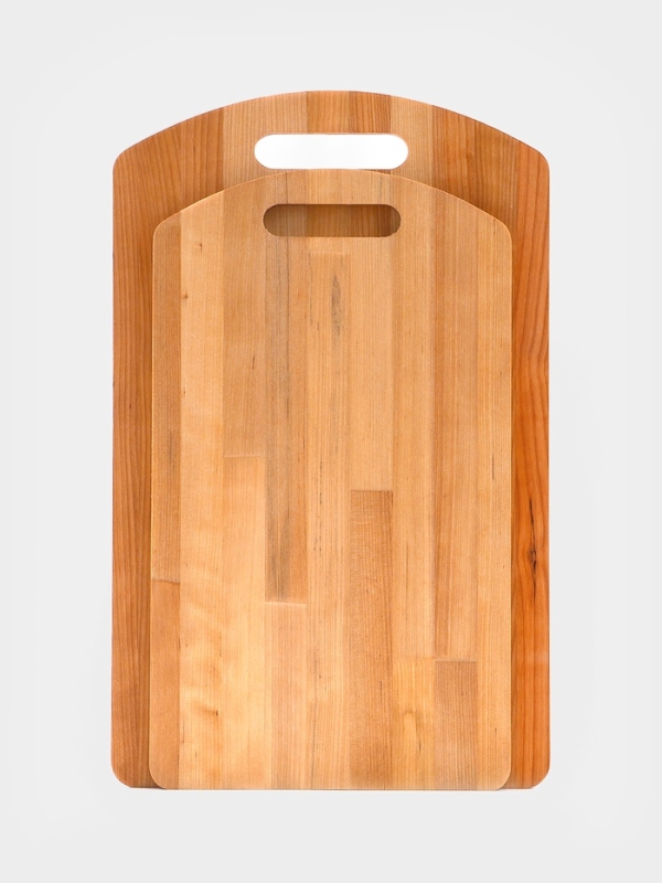 Набор досок разделочных 2 шт 30x18x0,8 см и 35x22x0,8 см, береза, пропитана мин маслом