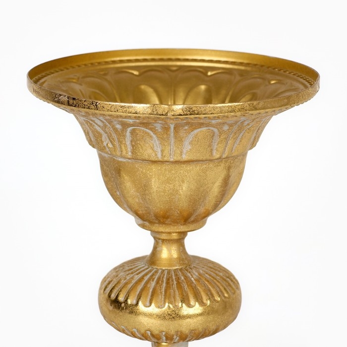 Подсвечник металл «Ярусы» для одной свечи 16 х 16 х 25 см