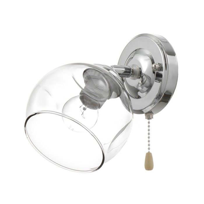 Бра "Берта" 1хЕ27 40Вт хром 21х13х23 см