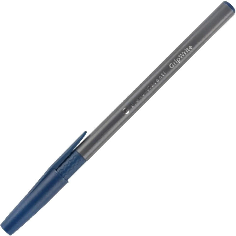 Ручка шариковая неавтомат. BV GripWrite Grey 0,7мм, синяя, 20-0326/02