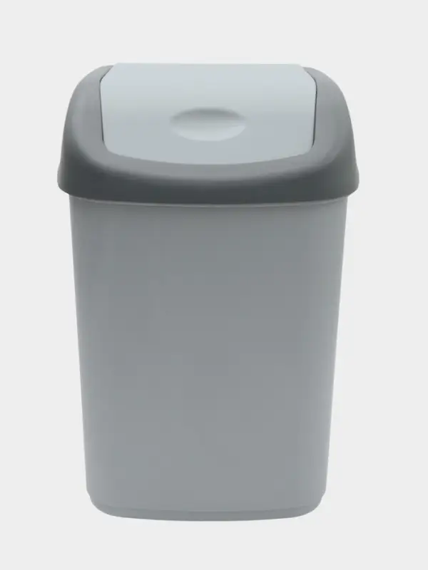 Контейнер для мусора, 14 л, с крышкой, МИКС