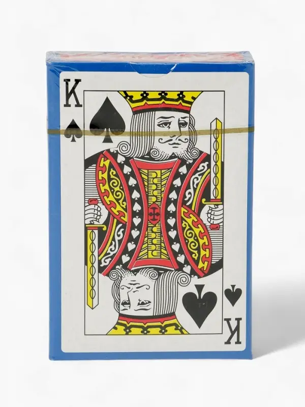 Карты игральные &laquo;Король&raquo;, колода 54 шт., 5.7&times;8.7 см, синяя рубашка