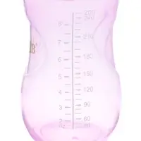 Бутылочка для кормления с наклейками Juicy от 0 мес., 250 мл., фиолетовая, M&B