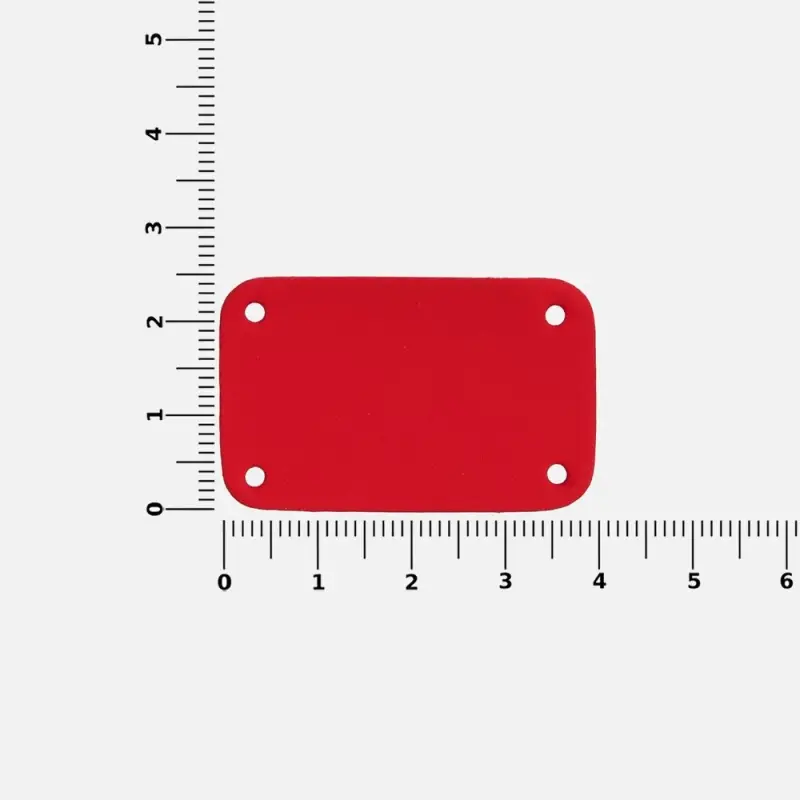 Лейбл Eta Soft Touch, S, красный