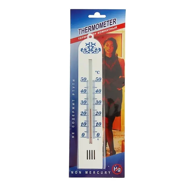 Термометр комнатный для измерения температуры воздуха &laquo;Бланш&raquo;, от 0&deg;С до +50&deg;С, МИКС