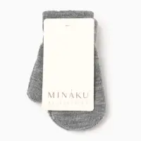 Варежки детские MINAKU, серые, 14 см