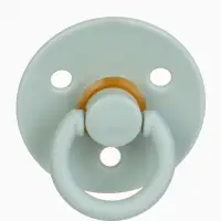 Набор классических пустышек, 2 шт., латекс, цв.айвори/зеленый, в контейнере, от 0 +., M&B