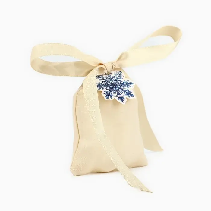 Мешочек подарочный из хлопка «Снежинка», 7 х 9 см +/- 1.5 см Мешочек подарочный из хлопка «Снежинка», 7 х 9 см +/- 1.5 см