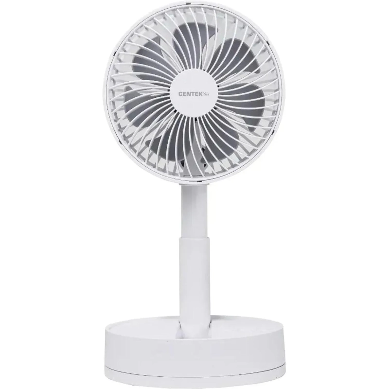 Вентилятор Centek&nbsp;CT-5043,настольный,Аккум.&nbsp;1800мАч/8.5Вт/ 4скор/Таймер 8ч
