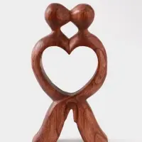 Сувенир &laquo;Любовь&raquo;, 14&times;3.5&times;25 см, дерево, коричневый