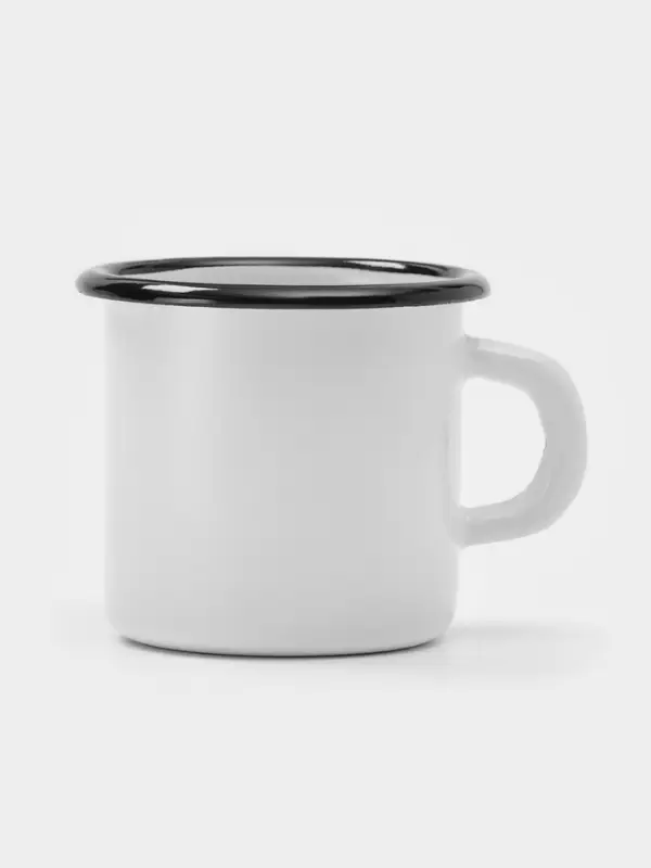 Кружка эмалированная &laquo;Белоснежная&raquo;, 380 мл, белая