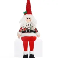 Игрушка мягкая &laquo;Дед Мороз с ремешком, длинные ножки&raquo; 58&times;20 см, красный