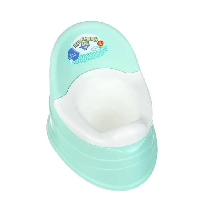 Горшок двухцветный, светло-зеленый