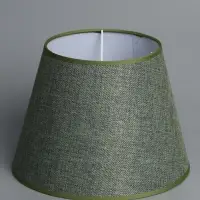 Абажур BayerLux &laquo;Кантри. Рогожка&raquo;, E27 или E14, зелёный, 25&times;25&times;18 см