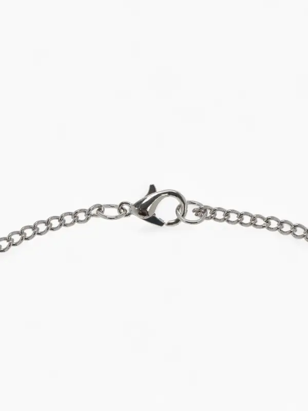 Кулон детский &laquo;Выбражулька. Котёнок&raquo;, 40 см, белый в серебре