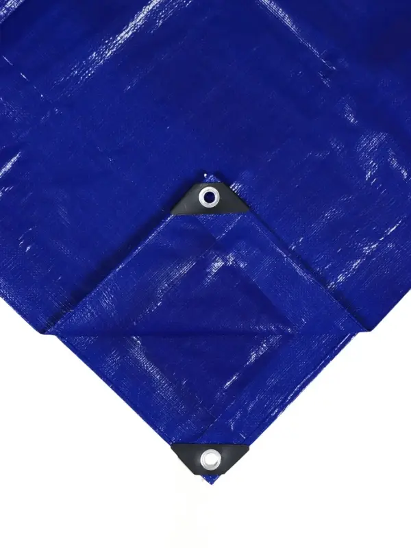 Тент защитный, 4&times;3 м, плотность 180 г/м&sup2;, УФ, люверсы шаг 1 м, синий