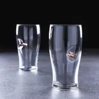 Бокал для пива с пулей &laquo;Непробиваемый&raquo;, 350 мл