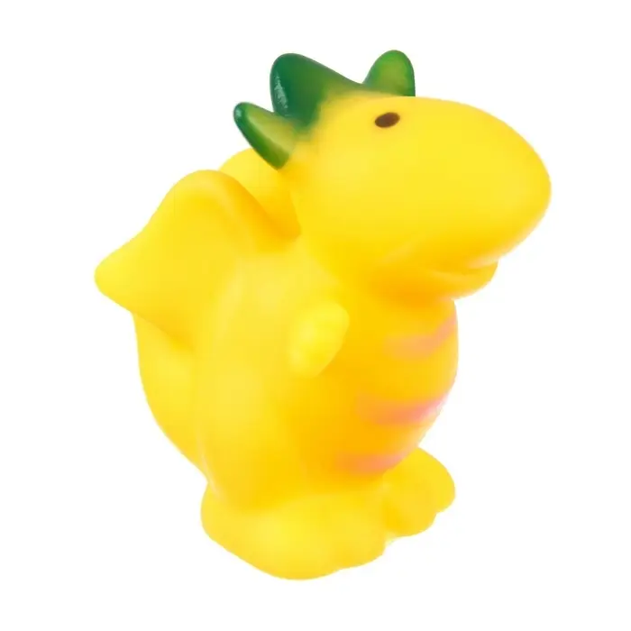 Резиновые игрушки для ванны Крошка Я &laquo;Динопарк&raquo;, с пищалкой, в наборе 6 шт., МИКС