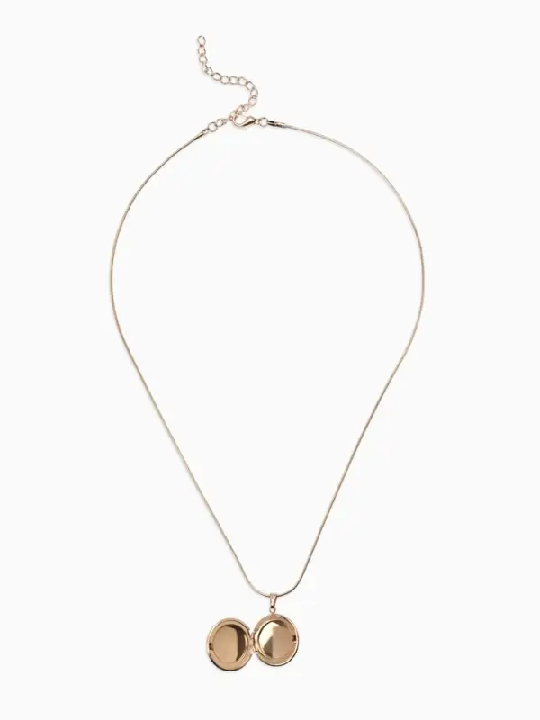 Кулон для фото на цепочке &laquo;Сфера&raquo;, цвет золото, 45 см