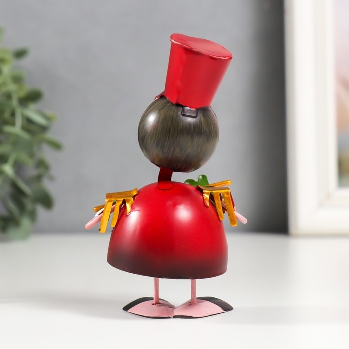 Сувенир металл  Сувенир металл "Солдатики-музыканты" набор 4 шт 10,5 см