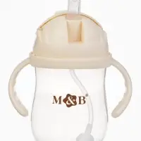 Поильник детский непроливайка с трубочкой M&B, 300 мл.