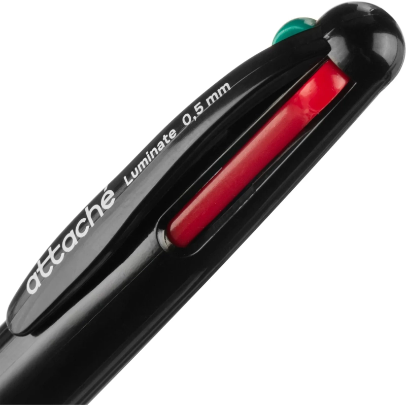 Ручка шариковая автомат. Attache Luminate, 4 цвета,манж