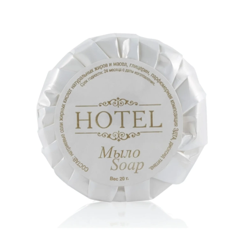 Мыло туалетное HOTEL 20г,гофре,300шт
