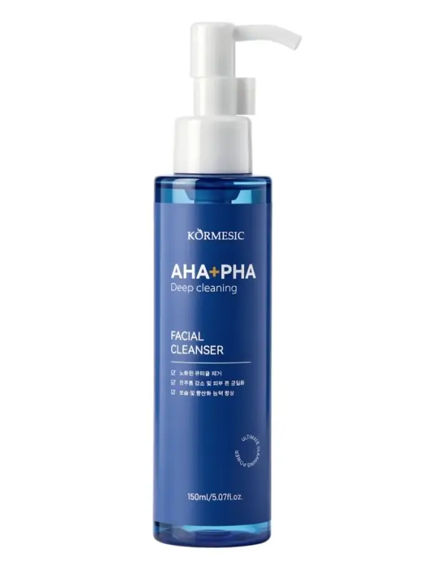 Средство для умывания с AHA и PHA кислотами Kormesic, 150 мл