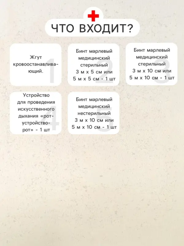 Автомобильная аптечка первой помощи №1 &laquo;Мицар&raquo;, дорожная, футляр 5М