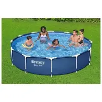Бассейн каркасный Steel Pro, 366&times;76 см, круглый, 56706 Bestway