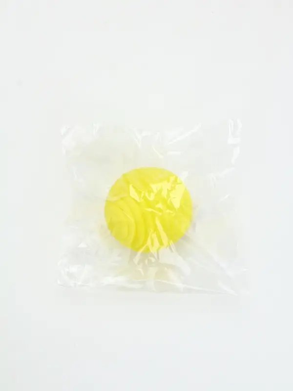 Игрушка пищащая Игрушка пищащая "Мячик, горизонтальные полоски", 5,5 см желтая