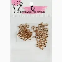 Штифт винтовой для кулона СМ-934, набор 50 шт. 1.2&times;0.5&times;0.1 см, цвет золото