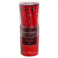 Карандаш чернографитный 3,5 мм Happy Graphix Jumbo Fresh&fruiry , 4B, трёхгранный