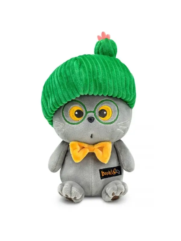Мягкая игрушка &laquo;Кот Басик. Ботаник&raquo;, 16 см